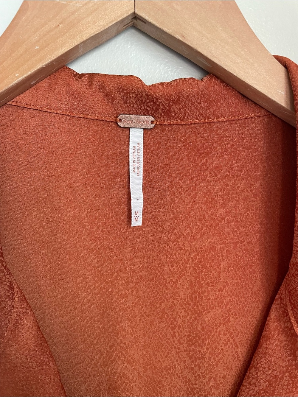 Free People Simone Dress Cinnaber Size M Boho Cocktail Evening Chic Date Night - Picture 6 of 12